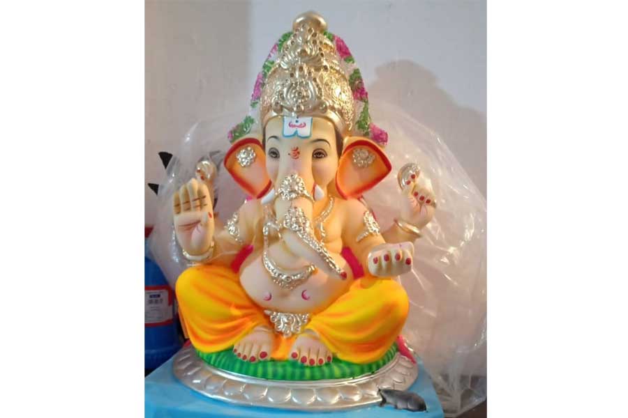 Shadu Mati Ganpati Murti photograph 15