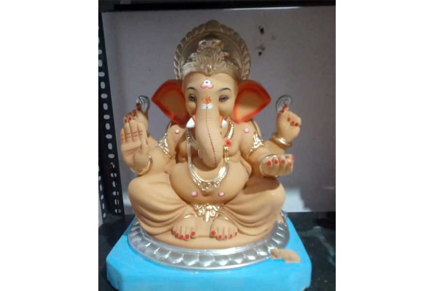 Shadu Mati Ganpati Murti photograph 17