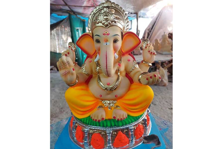 Shadu Mati Ganpati Murti photograph 20