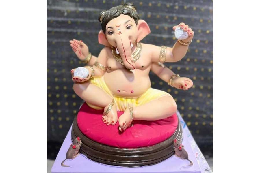 Shadu Mati Ganpati Murti photograph 29