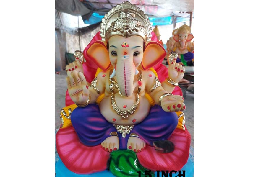 Shadu Mati Ganpati Murti photograph 39